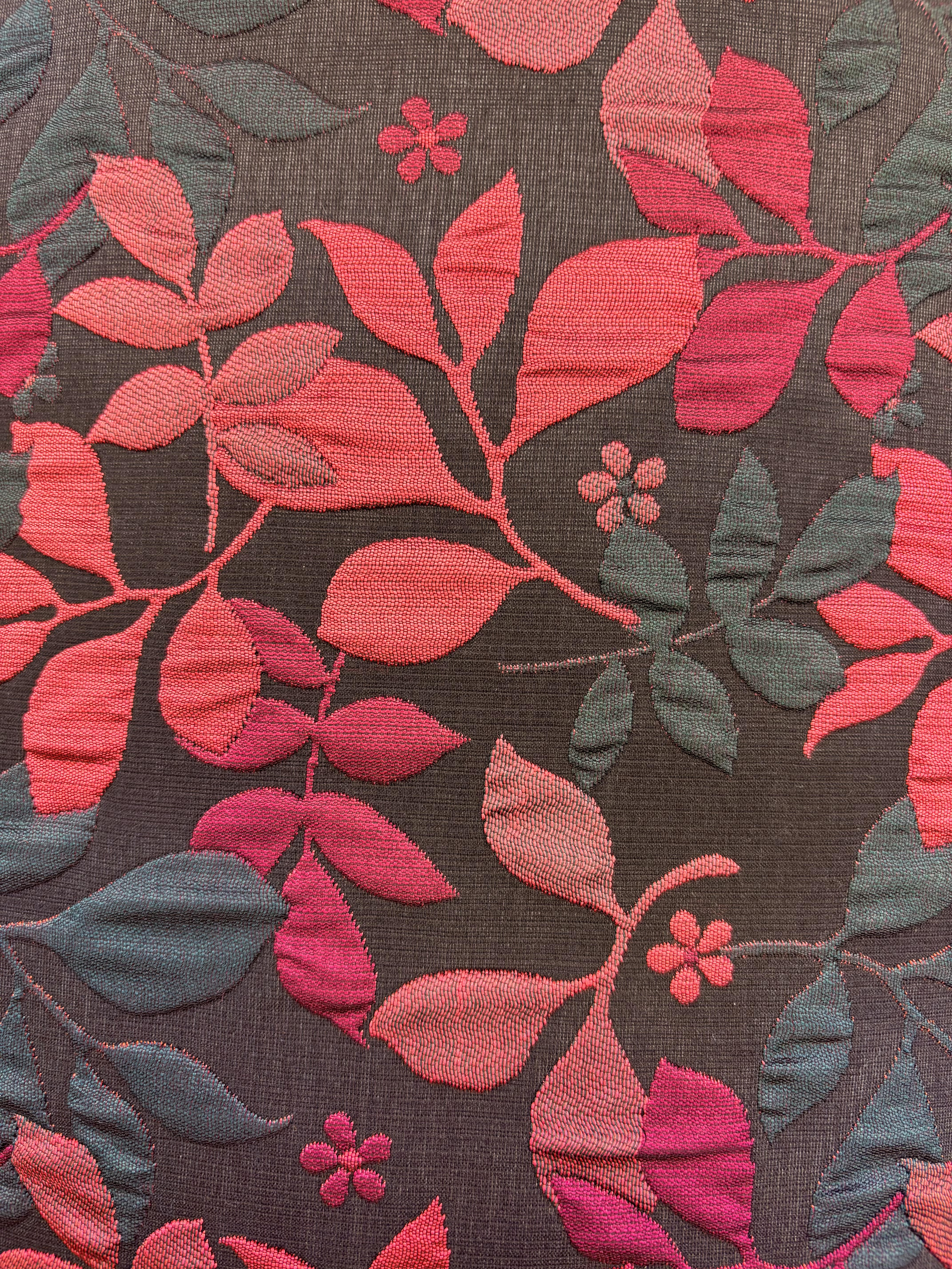 Polyester and Cotton - Cranberry